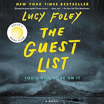 Cover of The Guest List by Lucy Foley book.